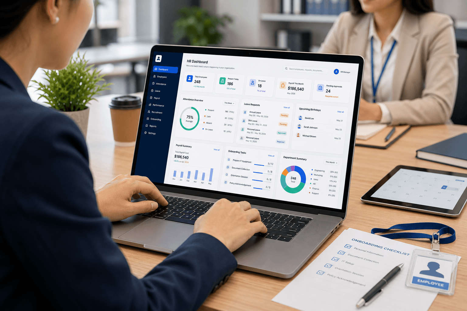 HRM product snapshot